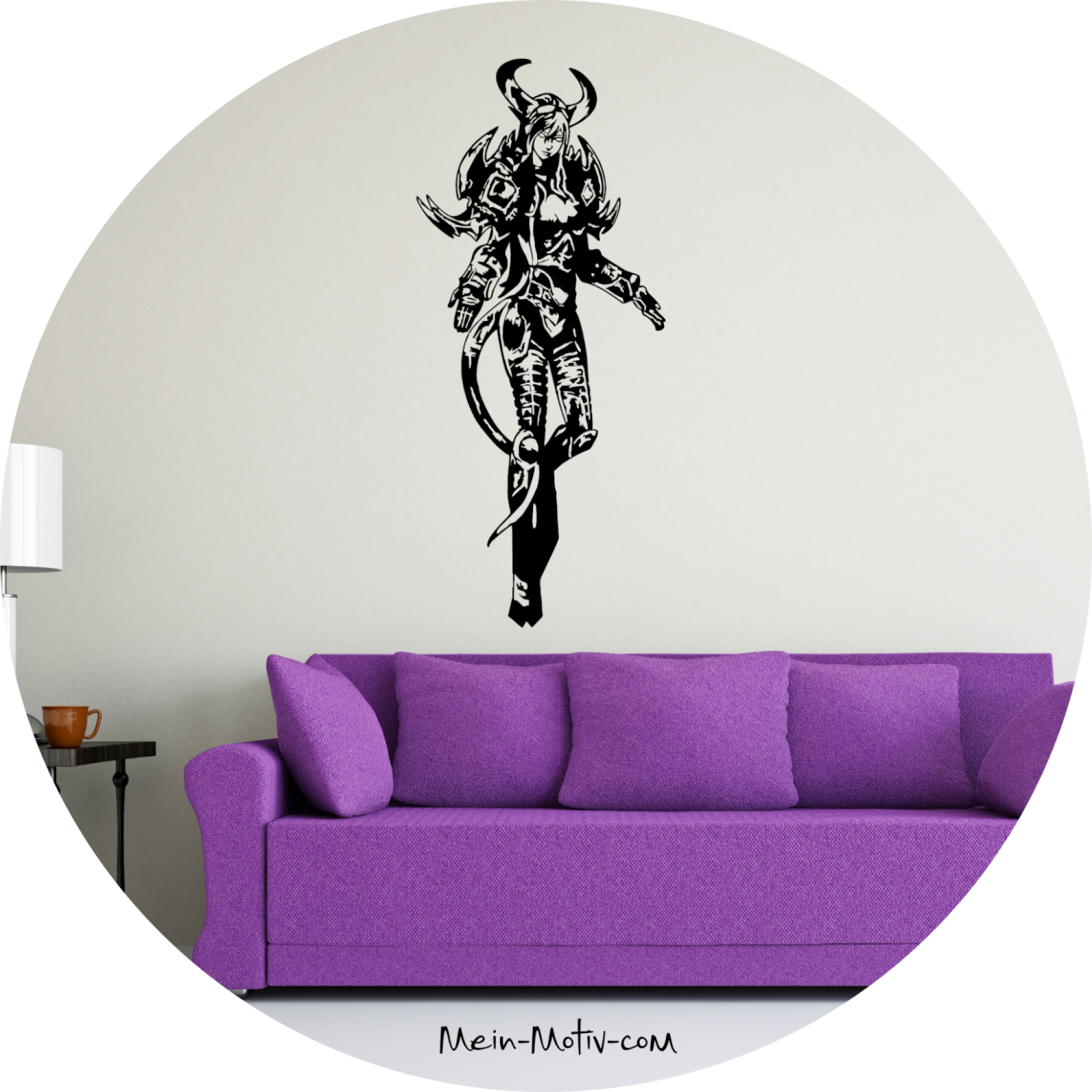 Wandtattoo 29020 World of Warcraft - Draenei Kriegerin